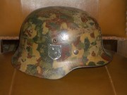 4 немецких шлема различных родов войск ВС Вермахта